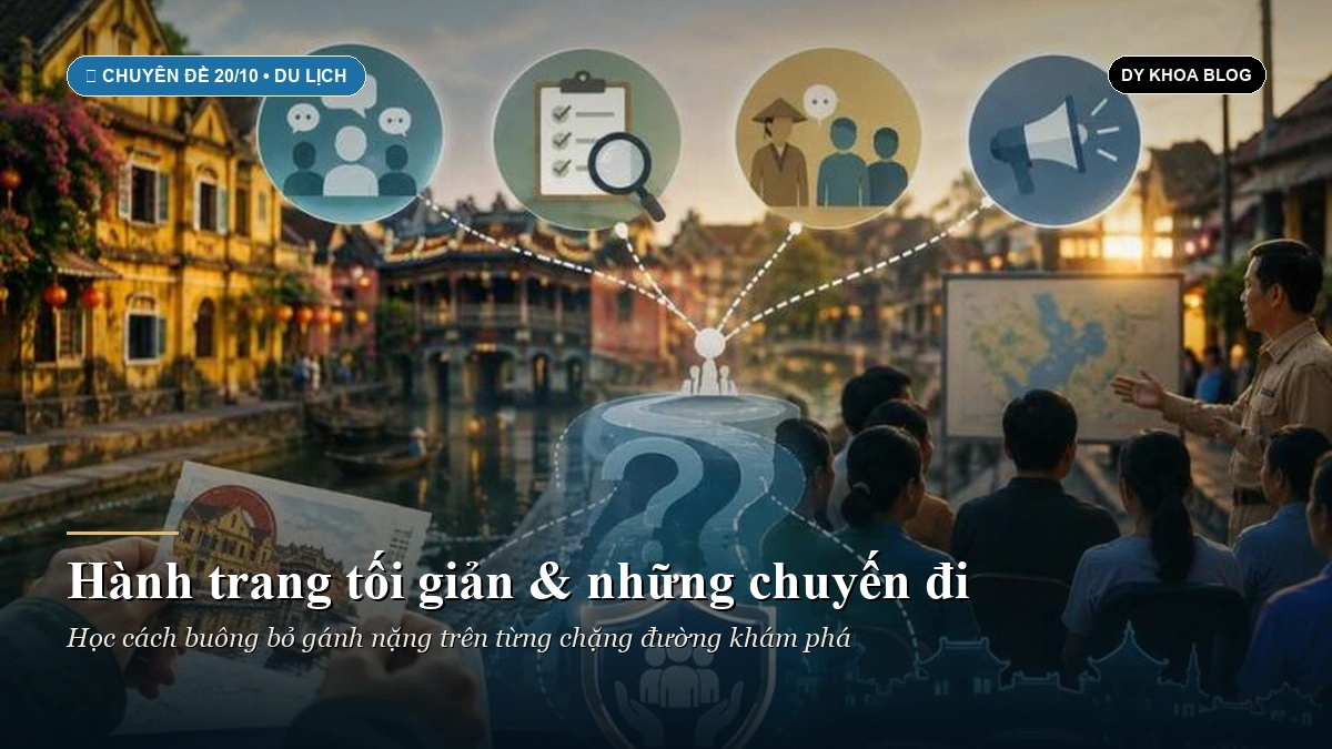 Hành trang tối giản: Học cách buông bỏ gánh nặng trên từng dặm đường