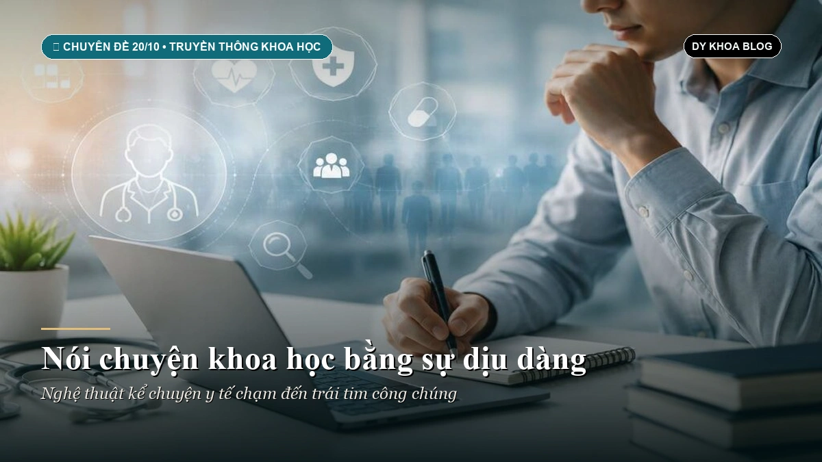 Nói chuyện khoa học bằng sự dịu dàng: Nghệ thuật kể chuyện y tế chạm đến trái tim