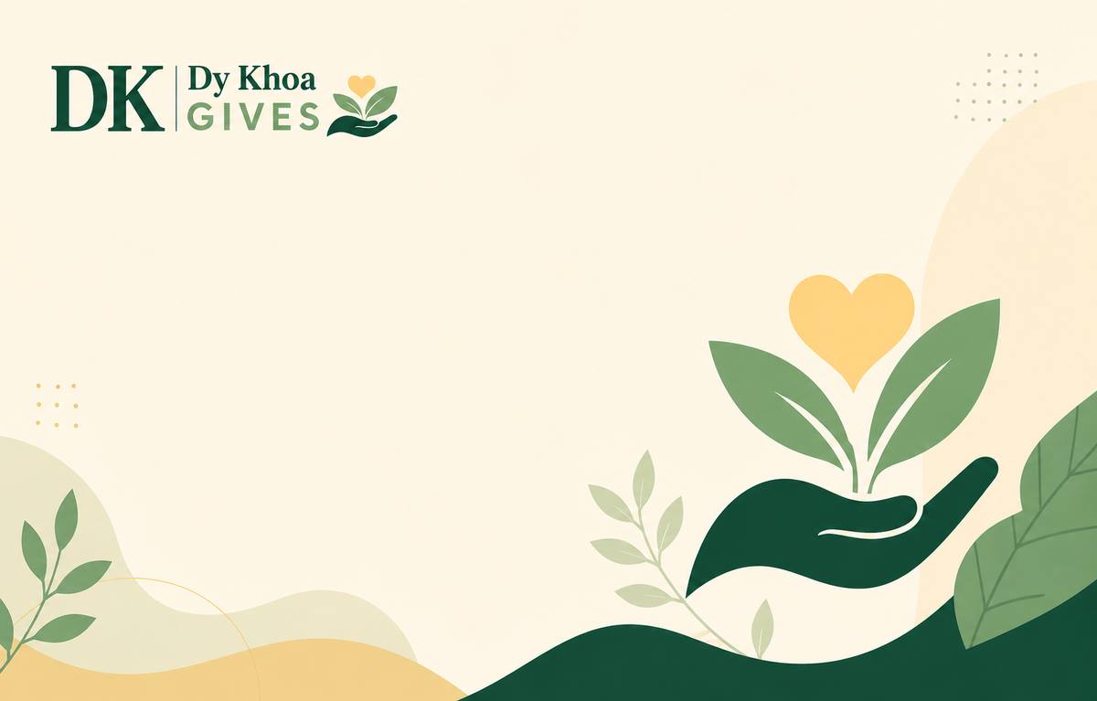 Dy Khoa Gives - hoạt động phi lợi nhuận chia sẻ kiến thức truyền thông khoa học và y tế cho cộng đồng