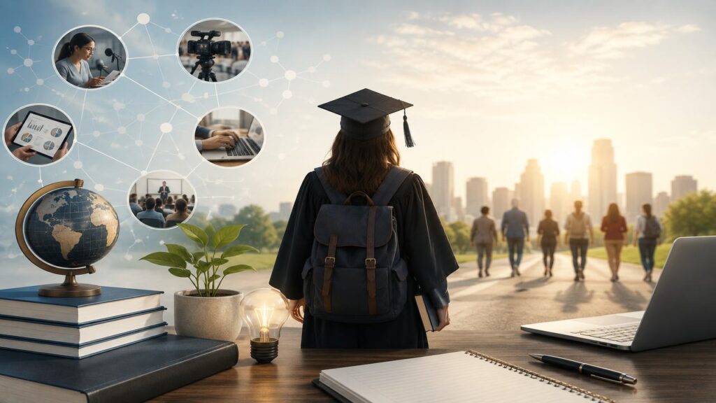 Sinh viên tốt nghiệp chương trình truyền thông khoa học bước vào thị trường lao động.